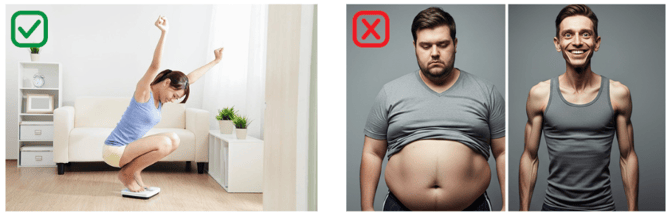 Weight Loss - Creative Examples